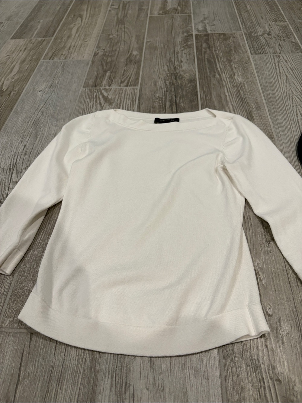 Two Ann Taylor Boatneck Knit Tops